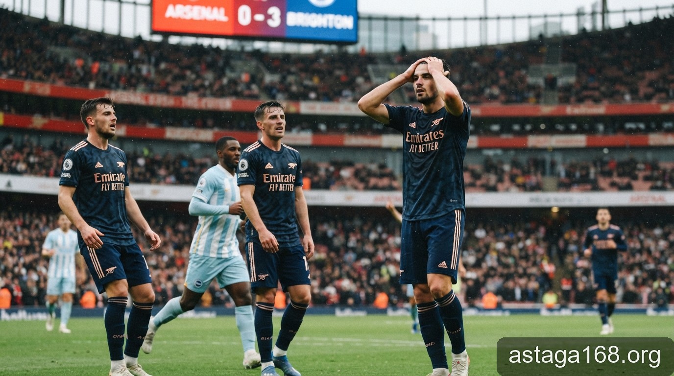 Giải mã thất bại 0-3 của Arsenal trước Brighton: Khi 'pháo đài' lộ điểm yếu